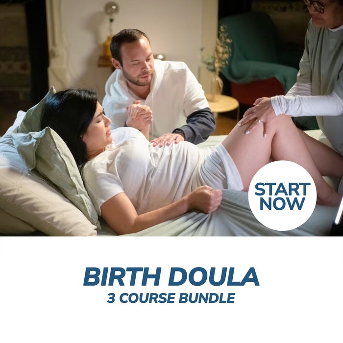 Birth Doula Online Bundle, 3 Certificate Courses