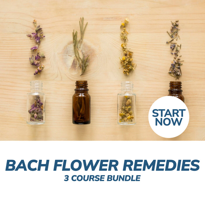 Bach Flower Remedies Online Bundle, 3 Certificate Courses