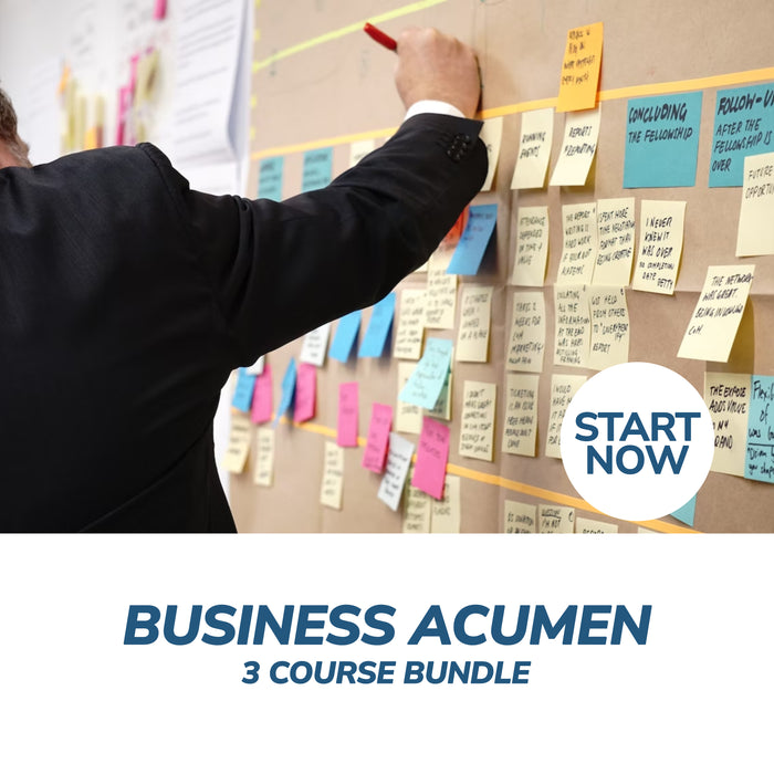 Business Acumen Online Bundle, 3 Certificate Courses
