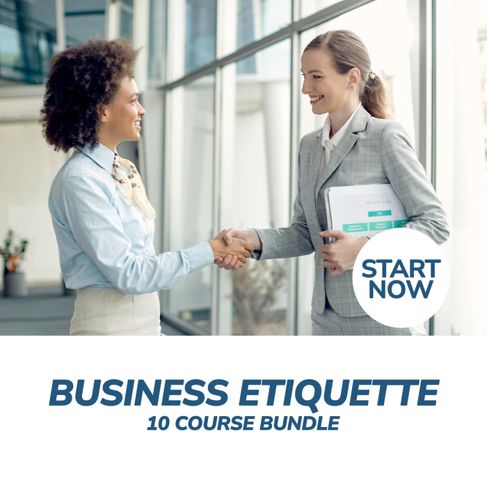 Ultimate Business Etiquette Online Bundle, 10 Certificate Courses
