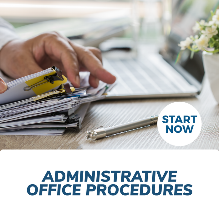 Administrative Office Procedures Online Certificate Course