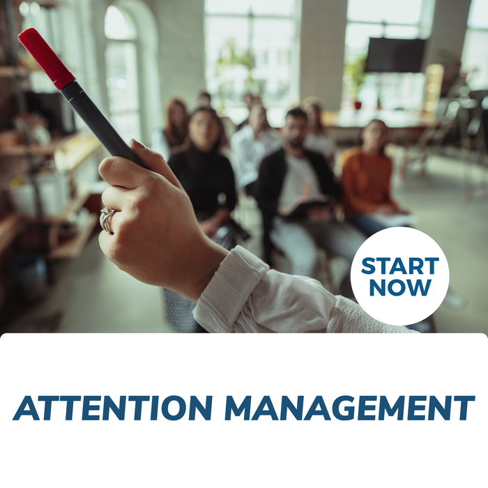 Attention Management Online Certificate Course