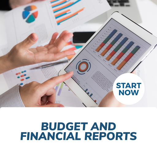 Budget and Financial Reports Online Certificate Course