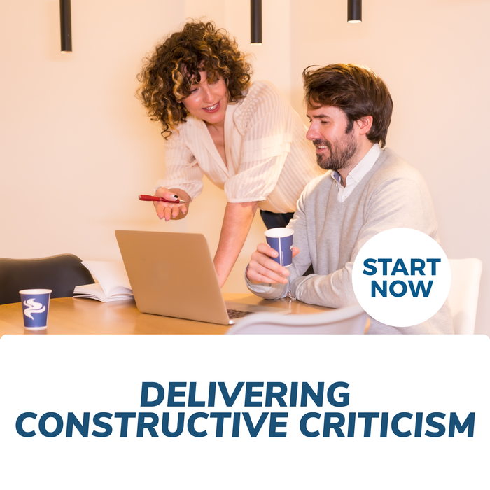 Delivering Constructive Criticism Online Certificate Course