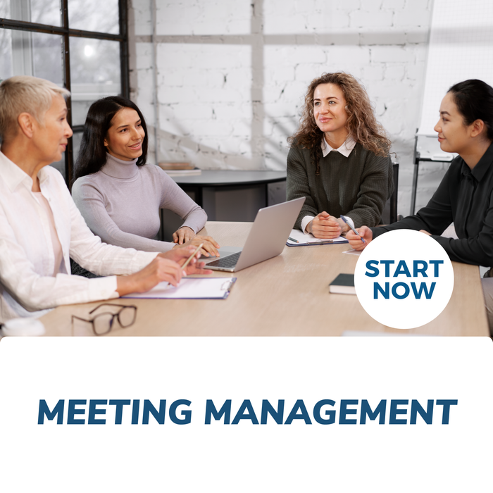 Meeting Management Online Certificate Course