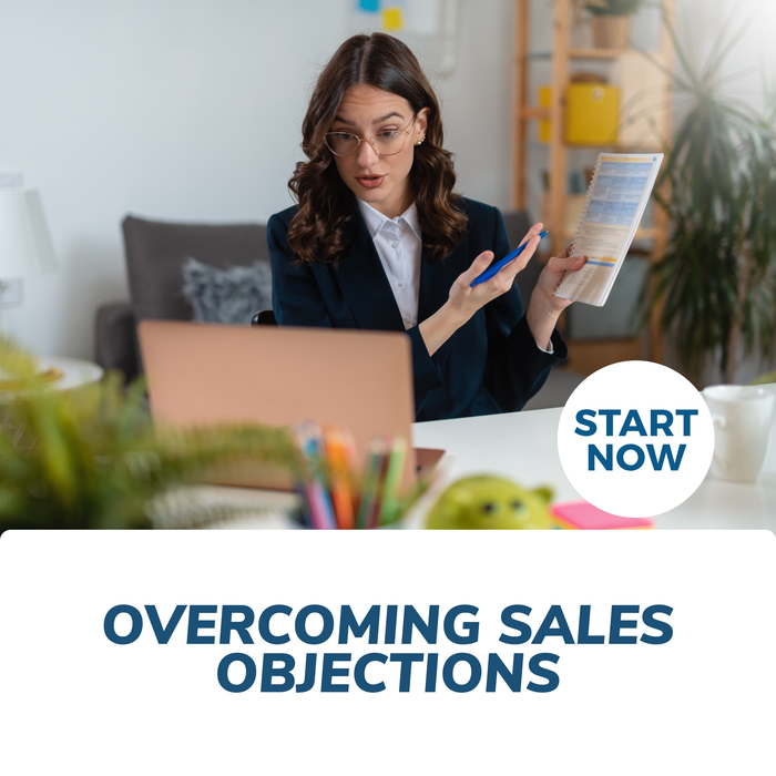 Overcoming Sales Objections Online Certificate Course