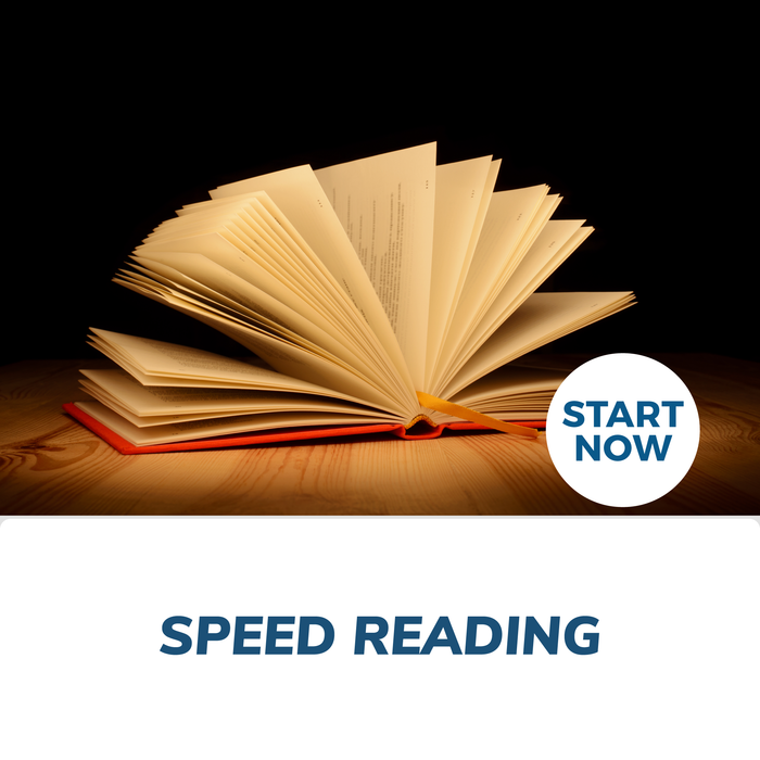 Speed Reading Online Certificate Course