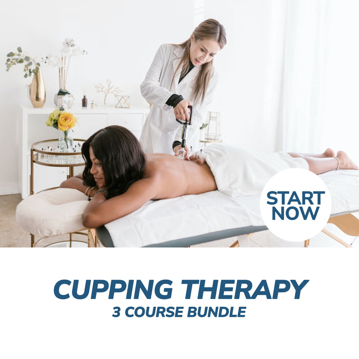 Cupping Therapy Online Bundle, 3 Certificate Courses