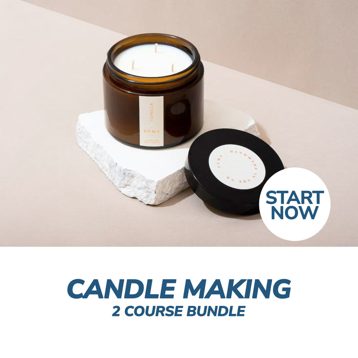 Candle Making Business Online Bundle, 2 Certificate Courses