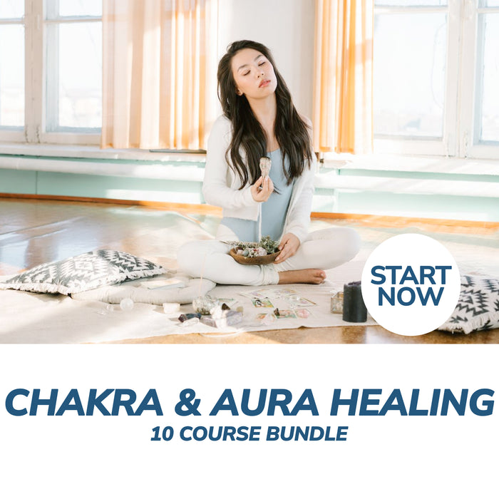 Ultimate Chakra and Aura Healing Online Bundle, 10 Certificate Courses