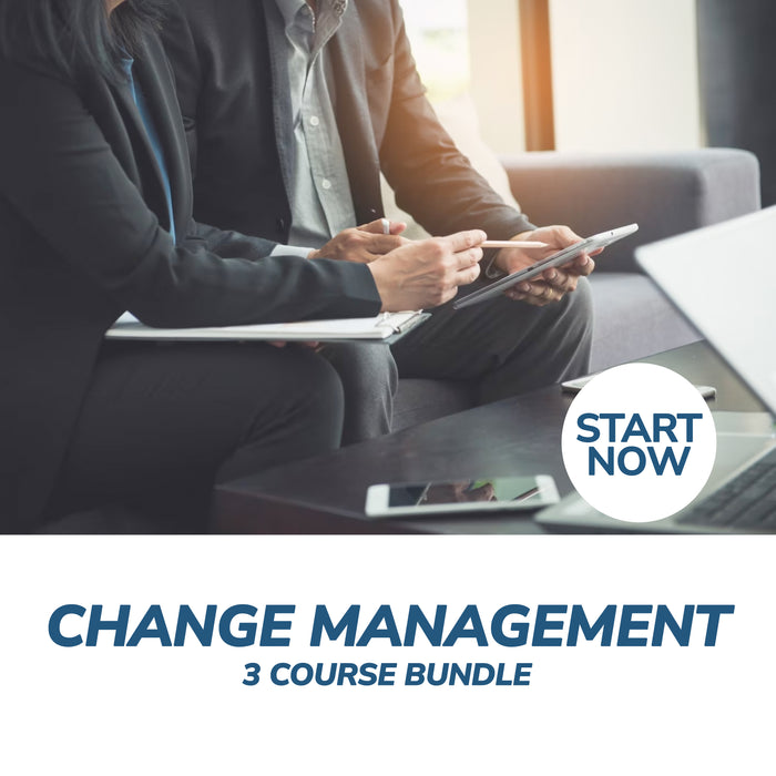 Change Management Online Bundle, 3 Certificate Courses