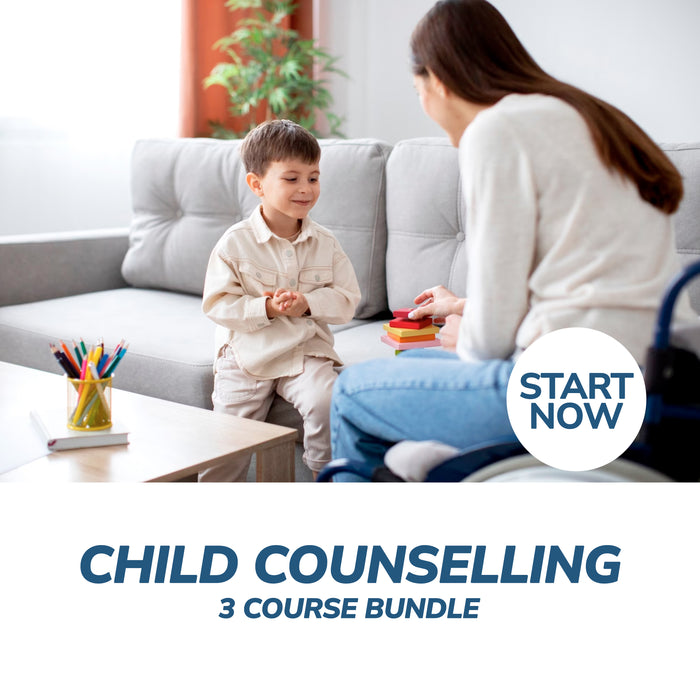 Child Counselling Online Bundle, 3 Certificate Courses