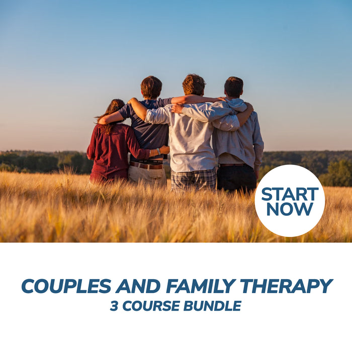 Couples and Family Therapy Online Bundle, 3 Certificate Courses