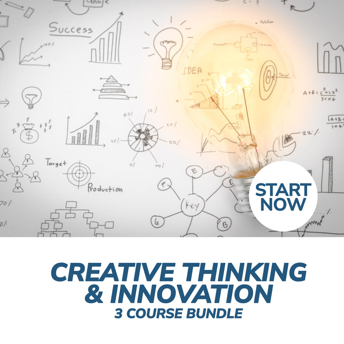 Creative Thinking and Innovation Online Bundle, 3 Courses