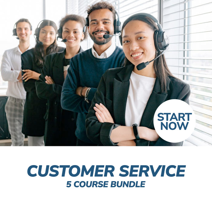 Customer Service Online Bundle, 5 Certificate Courses