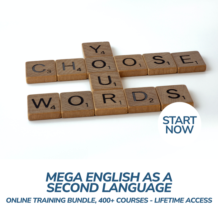 Mega English As A Second Language Online Training Bundle, 400+ Courses - Lifetime Access