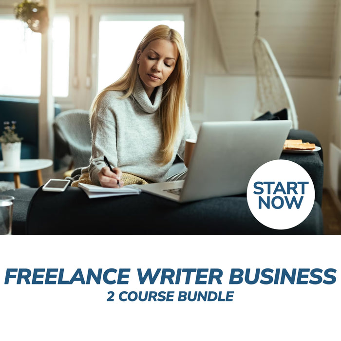 Freelance Writer Business Online Bundle, 2 Certificate Courses