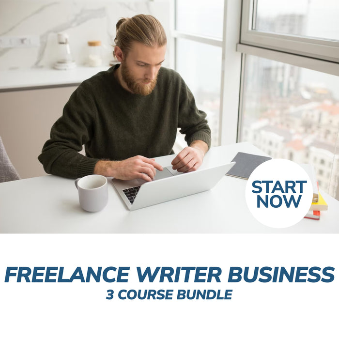 Freelance Writer Business Online Bundle, 3 Certificate Courses