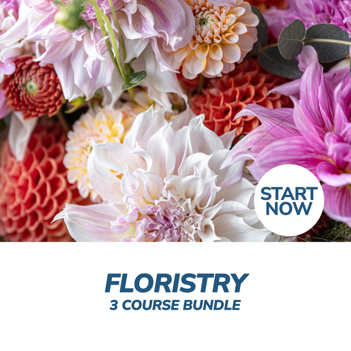 Floristry Online Bundle, 3 Certificate Courses