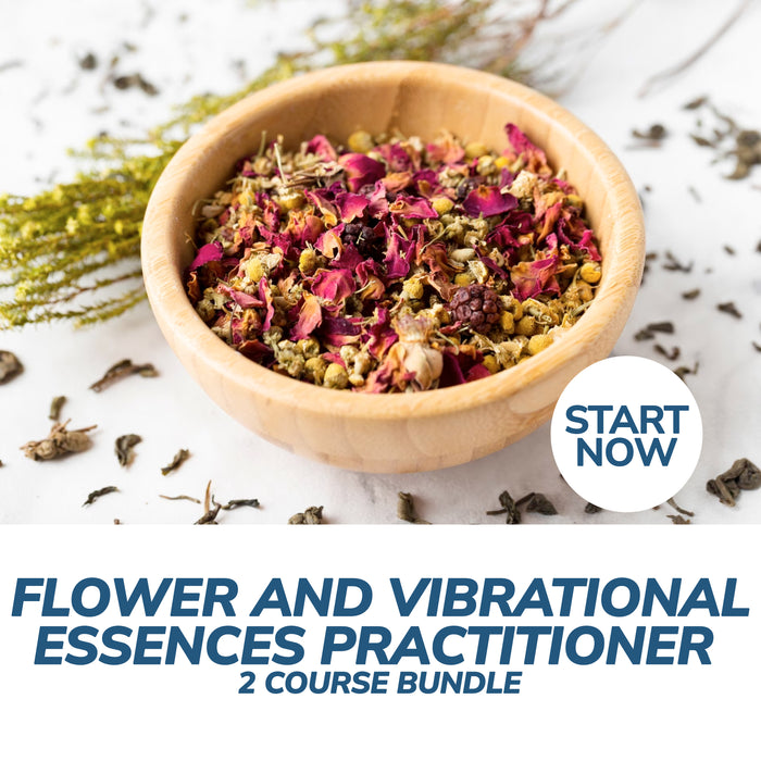Flower and Vibrational Essences Practitioner Online Bundle, 2 Certificate Courses