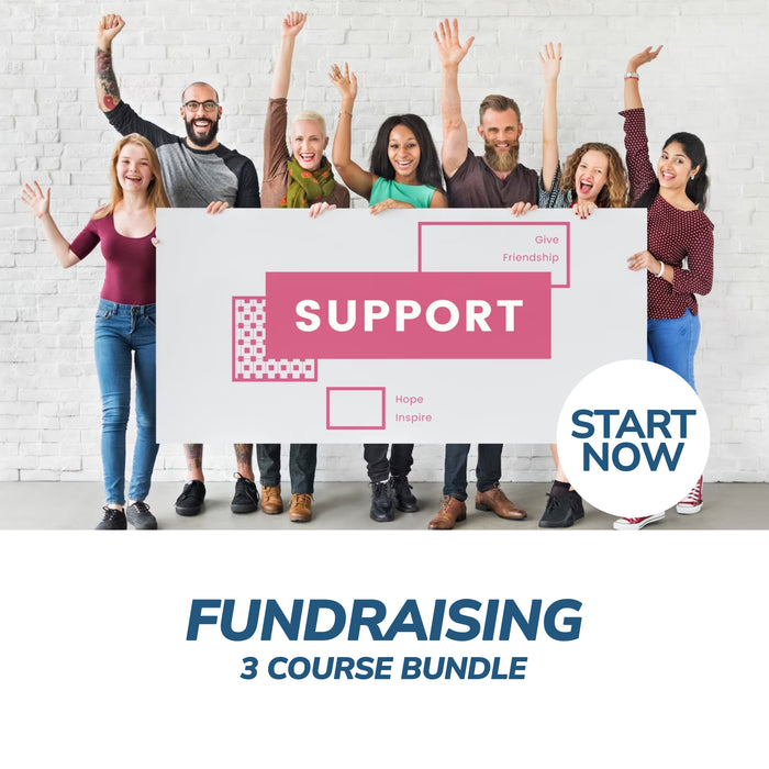 Fundraising Online Bundle, 3 Certificate Courses