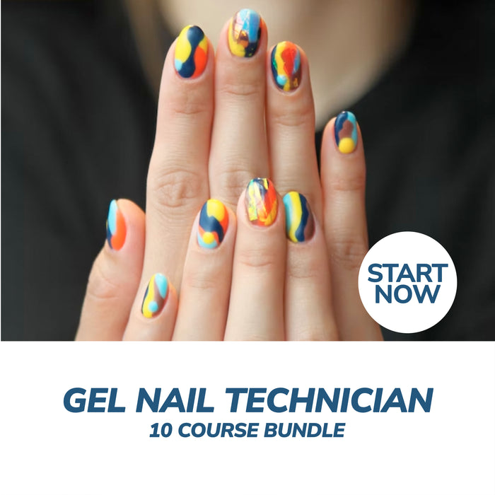 Ultimate Gel Nail Technician Online Bundle, 10 Certificate Courses