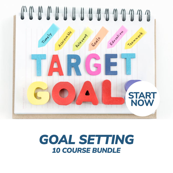 Ultimate Goal Setting & Getting Things Done Online Bundle, 10 Certificate Courses