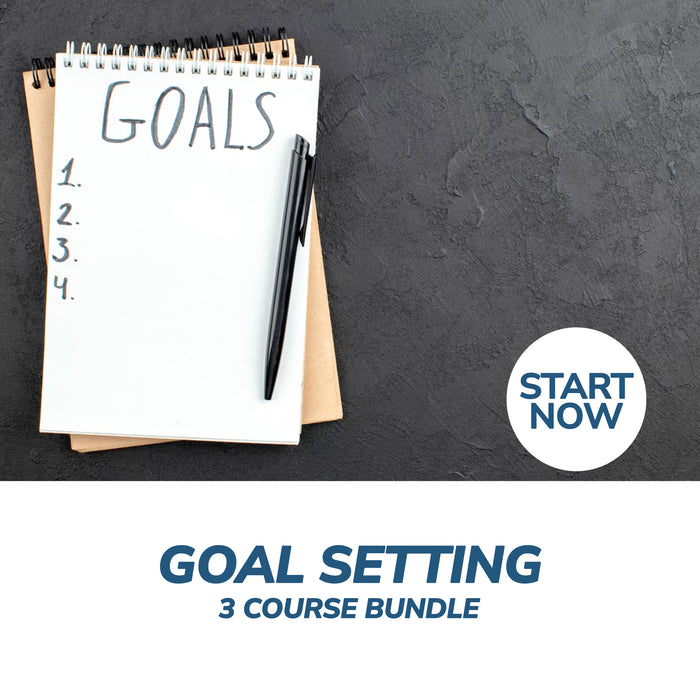 Goal Setting & Getting Things Done Online Bundle, 3 Certificate Courses