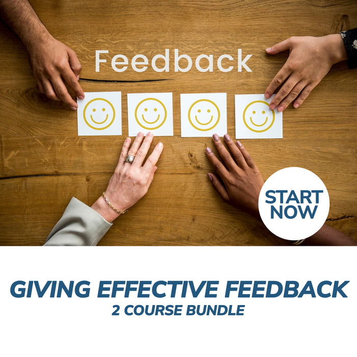 Giving Effective Feedback Online Bundle, 2 Certificate Courses
