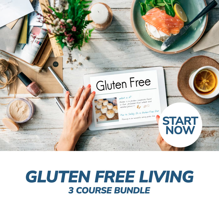 Gluten Free Living Online Bundle, 3 Certificate Courses