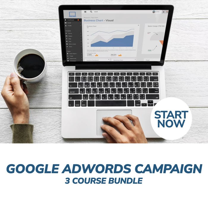 Creating a Google AdWords Campaign Online Bundle, 3 Certificate Courses