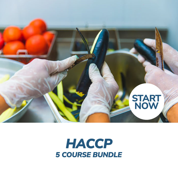 HACCP Online Bundle, 5 Certificate Courses