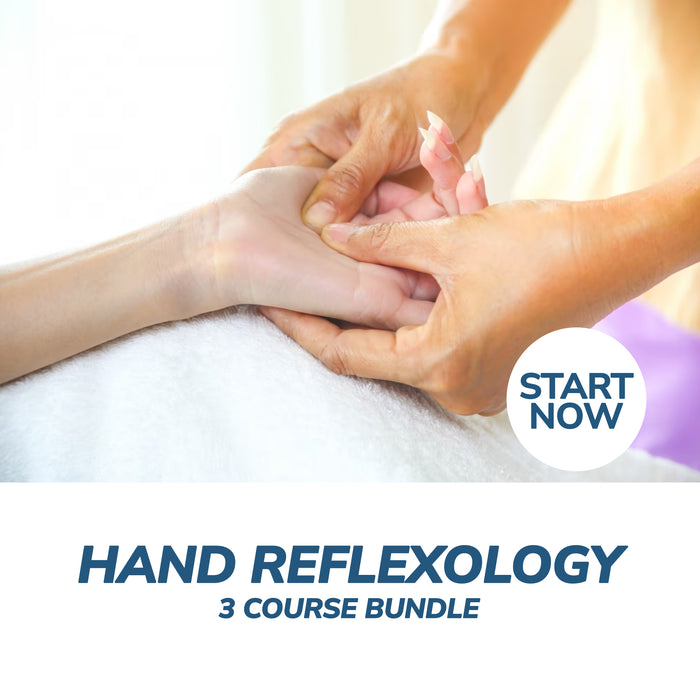 Hand Reflexology Online Bundle, 3 Certificate Courses