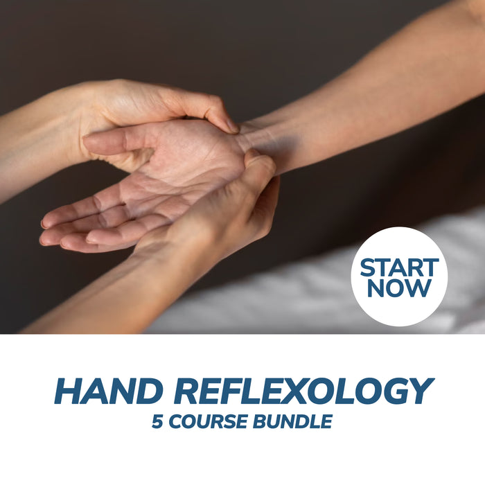 Hand Reflexology Online Bundle, 5 Certificate Courses