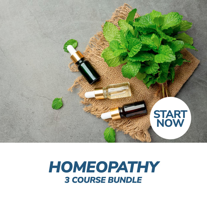 Homeopathy Online Bundle, 3 Certificate Courses