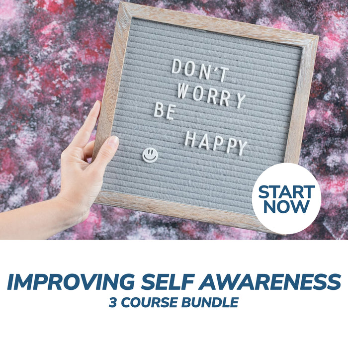 Improving Self-Awareness Online Bundle, 3 Certificate Courses