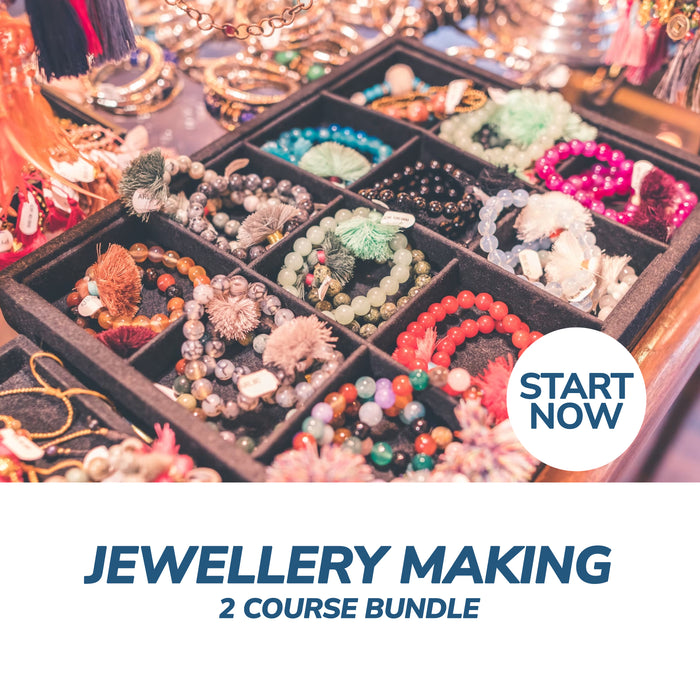 Jewellery Making Online Bundle, 2 Certificate Courses