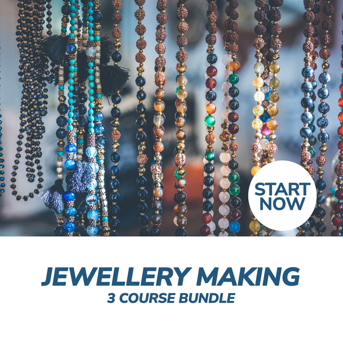 Jewellery Making Online Bundle, 3 Certificate Courses