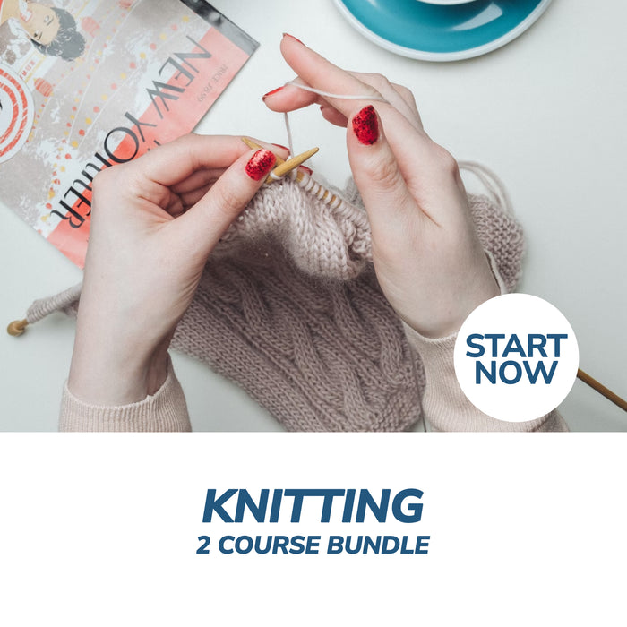 Knitting Online Bundle, 2 Certificate Courses