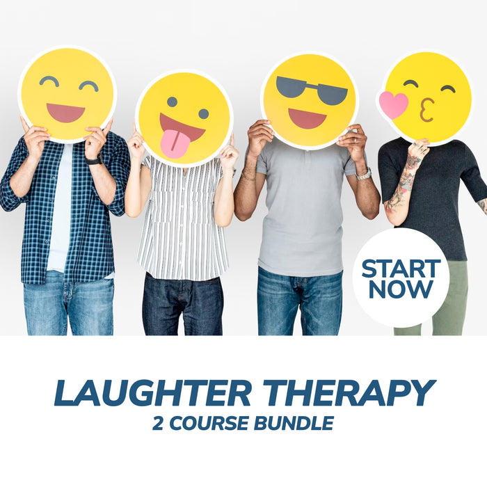 Laughter Therapy Online Bundle, 2 Certificate Courses