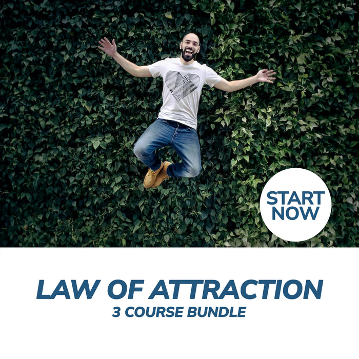 Law of Attraction Online Bundle, 3 Certificate Courses