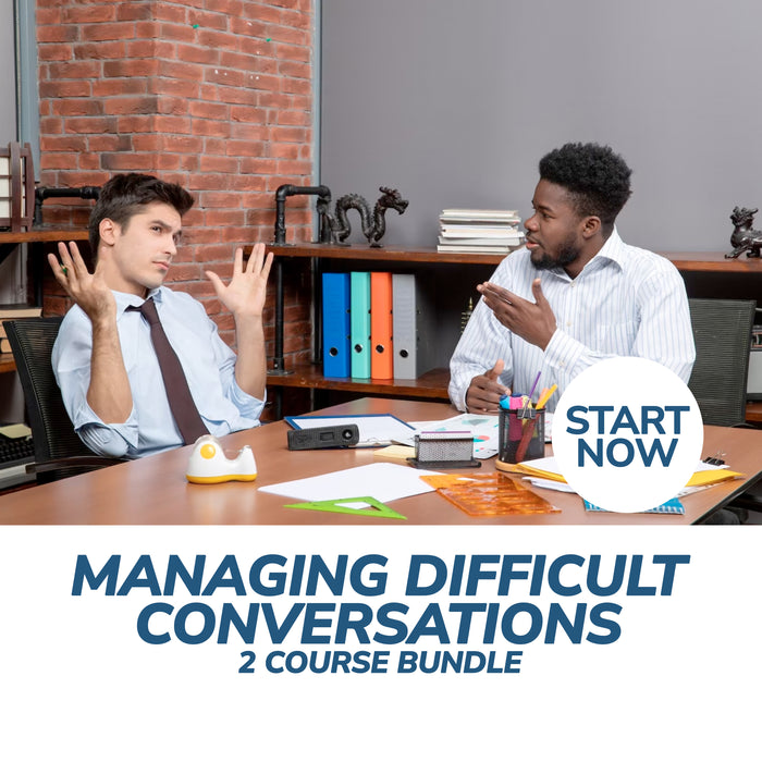 Managing Difficult Conversations Online Bundle, 2 Certificate Courses