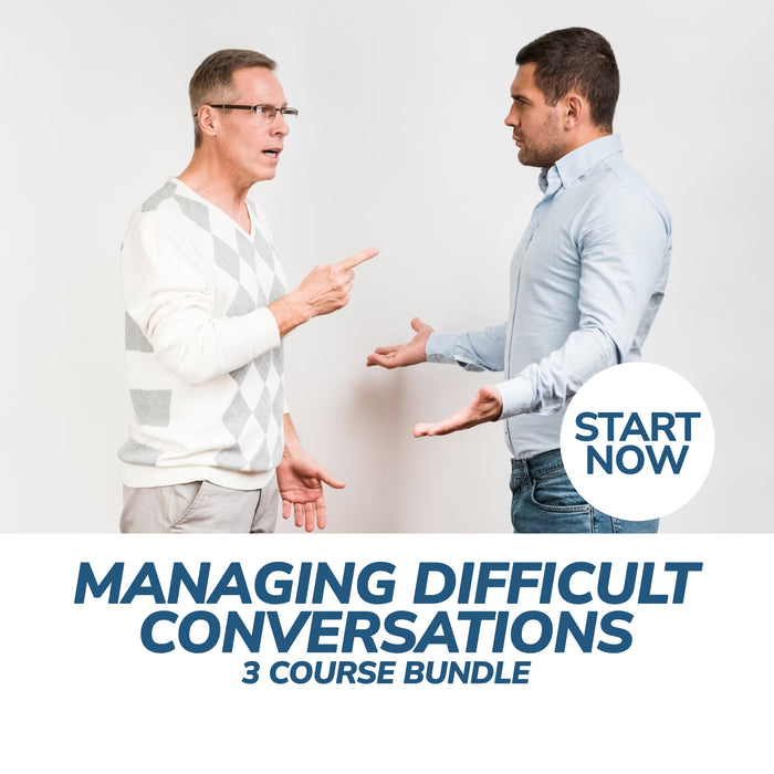 Managing Difficult Conversations Online Bundle, 3 Certificate Courses