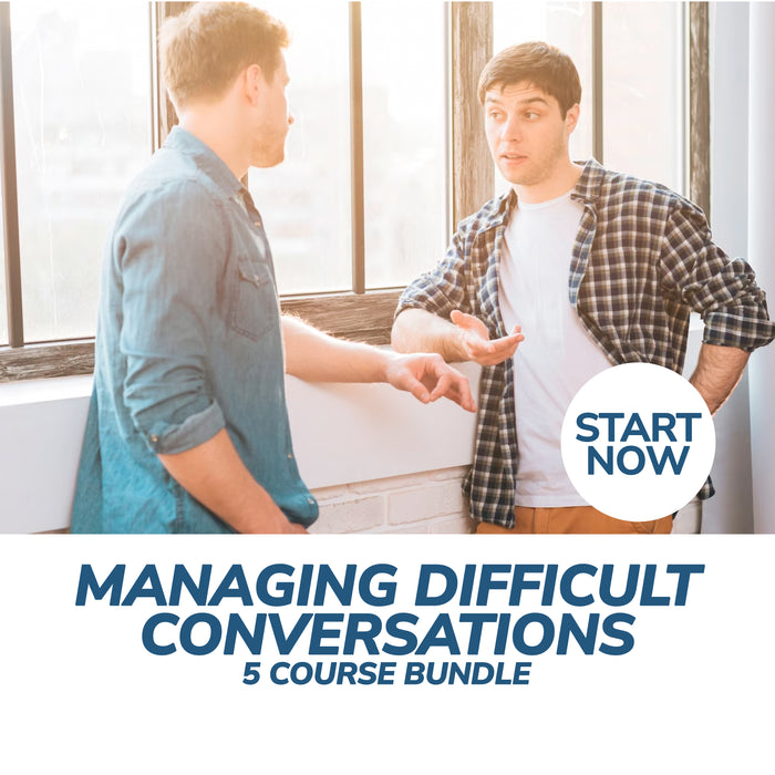 Managing Difficult Conversations Online Bundle, 5 Certificate Courses