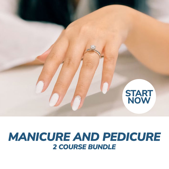 Manicure and Pedicure Online Bundle, 2 Certificate Courses