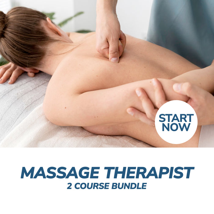 Massage Therapist Online Bundle, 2 Certificate Courses