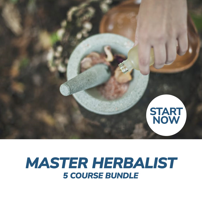 Master Herbalist Online Bundle, 5 Certificate Courses