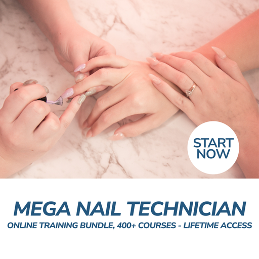 Mega Nail Technician Online Training Bundle, 400+ Courses - Lifetime Access