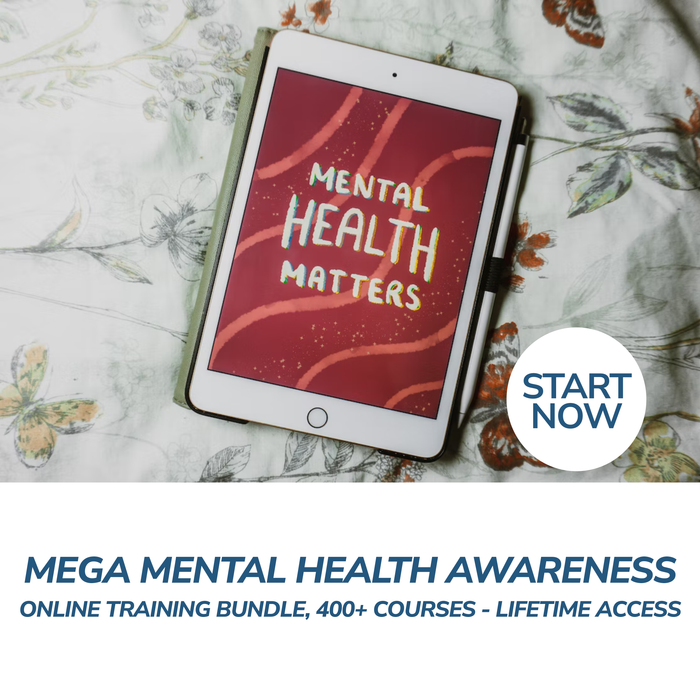 Mega Mental Health Awareness Online Training Bundle, 400+ Courses - Lifetime Access