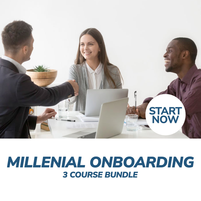 Millennial Onboarding Online Bundle, 3 Certificate Courses